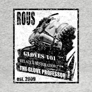 The Glove Professor (black & white) T-Shirt